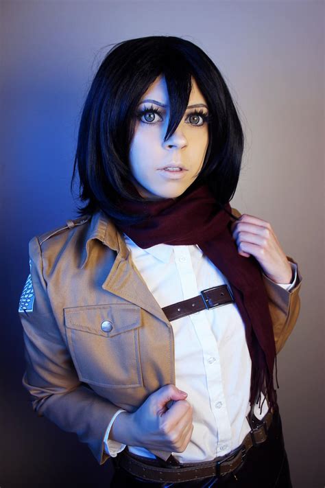 sexy mikasa cosplay|Mikasa sexy cosplay